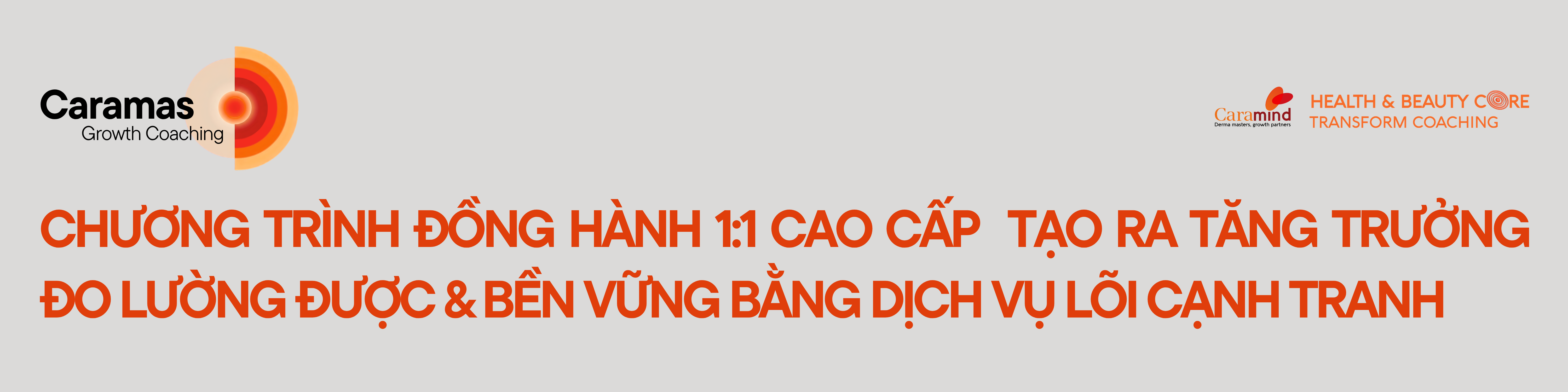 Caramas Growth Coaching — Chương trình đồng hành 1:1 cao cấp